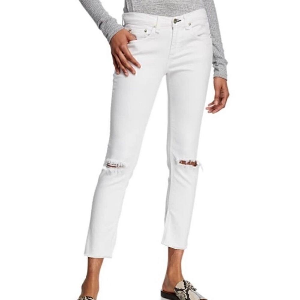 Rag & Bone Women's White Capri Jeans Size 25. NEW!